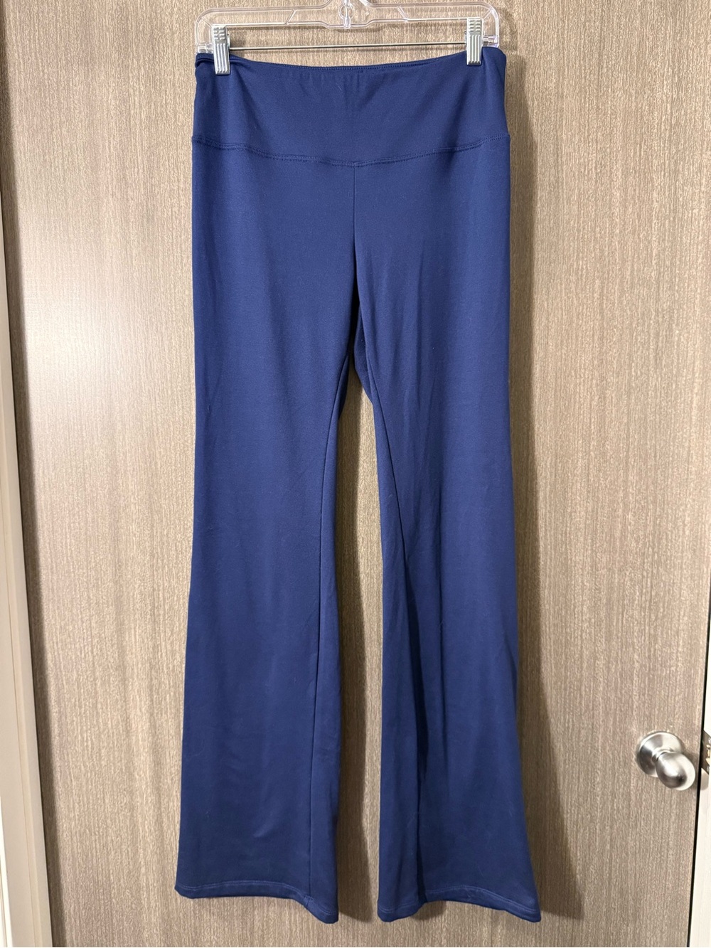 Streetwear Society Navy Bootcut Stretch Leggings
